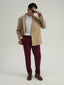 Relaxed Fit Wool-Silk Blend Jacket