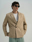 Relaxed Fit Wool-Silk Blend Jacket