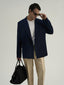 Relaxed Fit Lightweight Wool Jacket