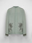 Printed Long-Sleeved Silk Shirt