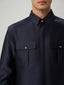 Silk Wool Overshirt