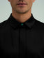 Long-Sleeved Silk Shirt