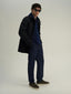 Tailored Chino Pants in Wool & Silk
