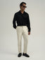 Tailored Chino Pants in Wool & Silk