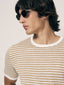 Linen Striped Tee
